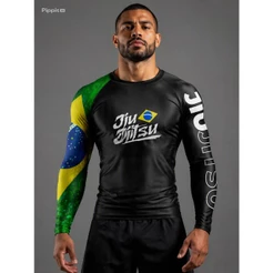 Camisa Rash Guard Masculina de Compressão para Jiu-Jitsu