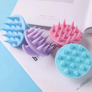 Escova De Lavar Cabelo de Silicone Auxilia O Crescimento Diminui A Quebra Diversas Cores