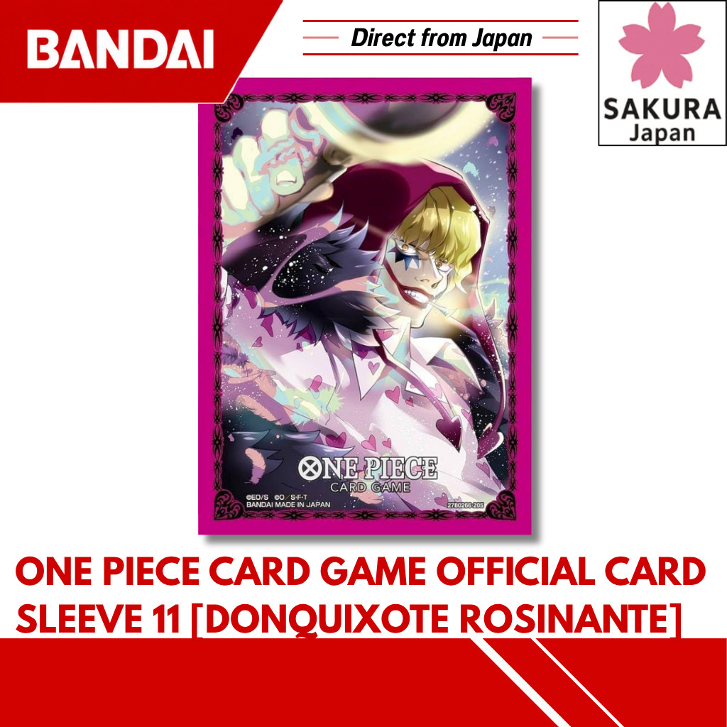 ONE PIECE Card Game Official Card Sleeve 11 [Donquixote Rosinante]