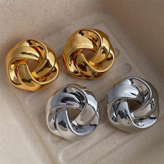 | 【cartelas de brincos feminino】 | kit brinco aço inoxidável ♒18k ouro exagerado europeu americano estilo menina quente