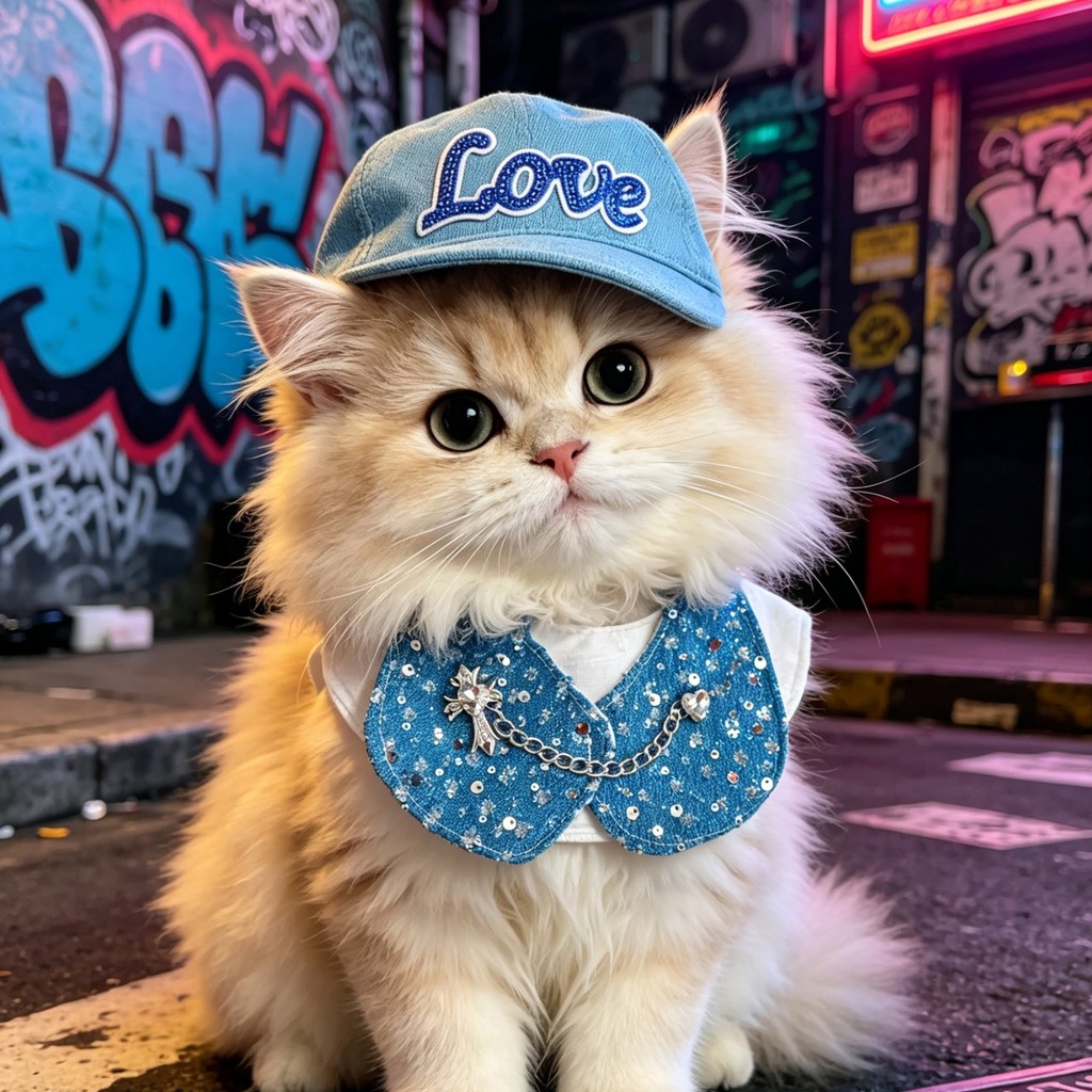 Conjunto de cowboy para animais de estimação Boné de amor para gatos Conjunto de cowboy para animais de estimação Boné d
