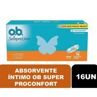 Absorvente Interno OB Super Sempre Livre ProConfort 16un