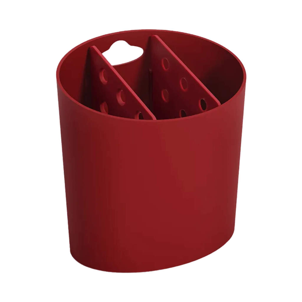 Escorredor de Talheres Oval Coza Basic Vermelho Bold Brinox - 10840/0465