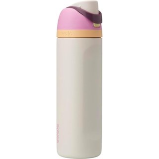 Garrafa de água OwalaFreeSip de aço inoxidável, 24 onças, edição Sunrise