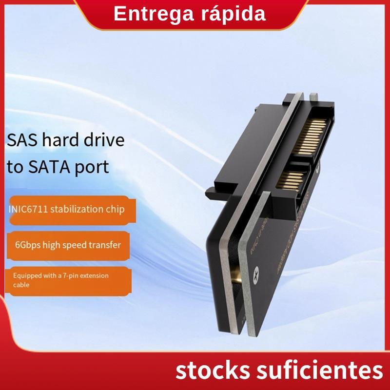 Placa Adaptadora SATA3.0 Para SAS 29 Pinos E 512 Setor 6Gbps Suporta Discos Rígidos De Mesa De 2.5 "/3.5 " Com Cabo De E