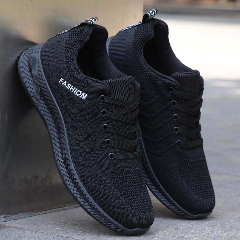Sapatos masculinos outono malha sapatos esportivos masculinos respirável desodorante 2022 novo estilo sapatos All-Match