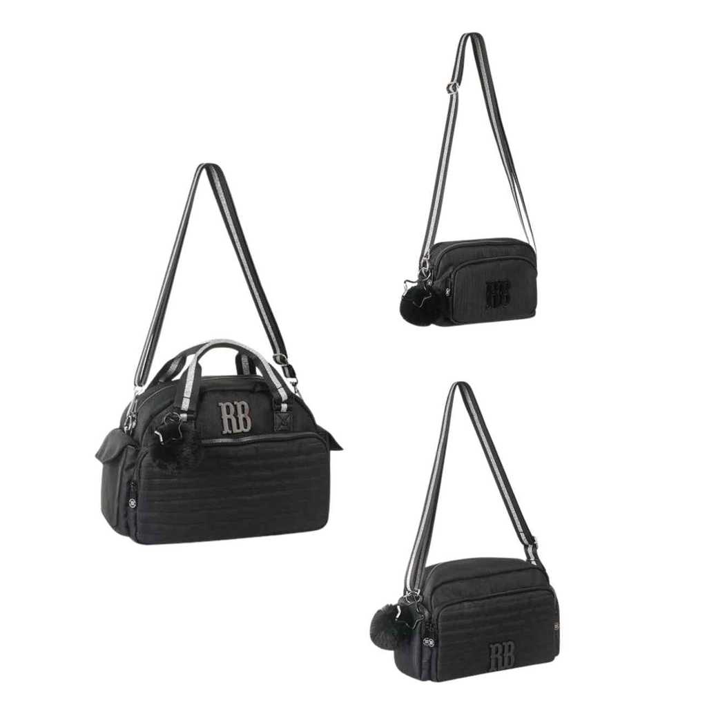 Bolsa Transversal Rebecca Bonbon Pequena Média e Grande RB com Chaveiro Original