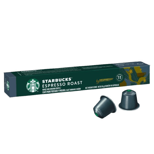 Cápsula de café Starbucks Espresso Roast by Nespresso - 10 cápsulas