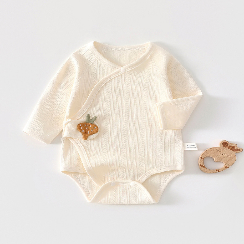 Bebê recém-nascido puro algodão classe a roupas primavera outono bebê macacão triângulo macacão roupa interior