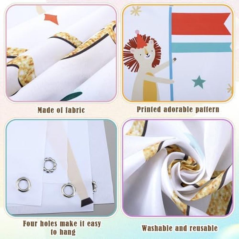 Decoração de tema animal para desfile de animais 72 x 43 polegadas (cerca de 182.8 polegadas 109.2 cm), festa de animais