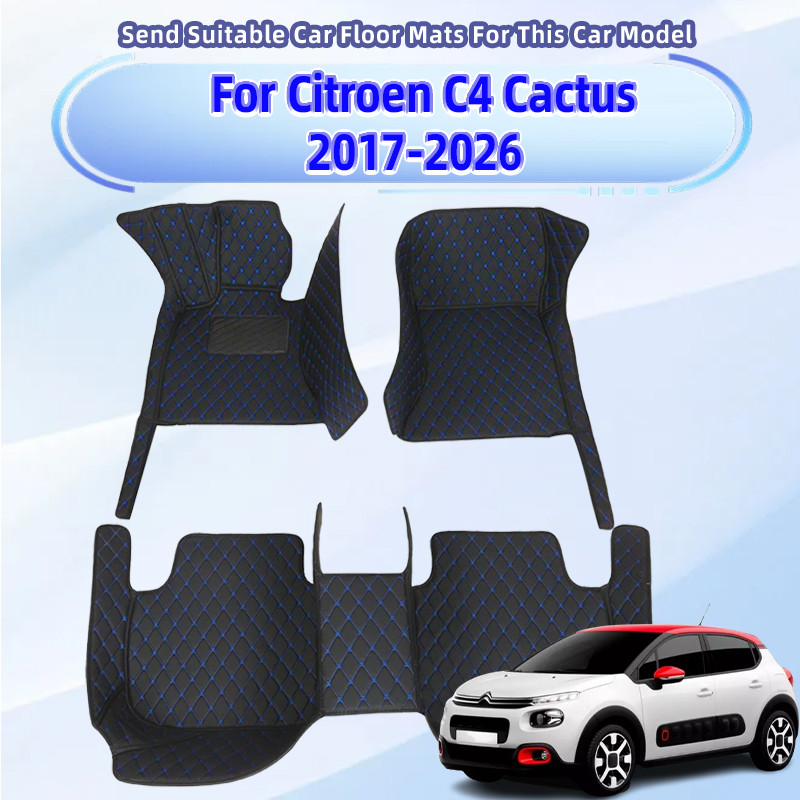 Tapetes De Carro Para Citroen C4 Cactus 2017-2026 Almofadas Os Pés Acessórios Interiores Automóveis 2025 2024 2023 22 21