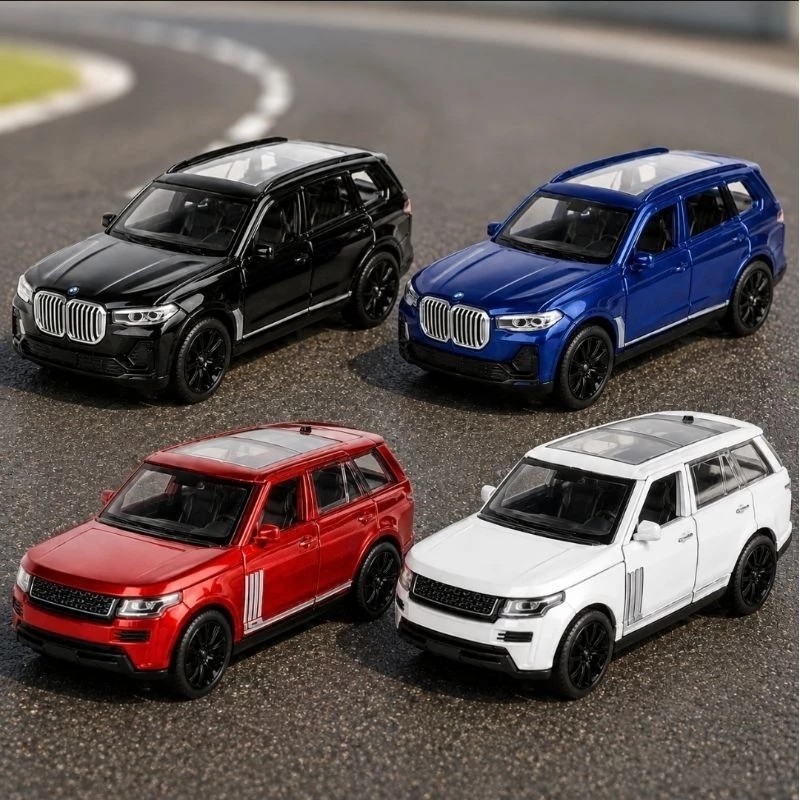 Miniatura De Ferro Carrinho de Coleção Land Rover Evoque Range Rover Fricção Colecionável