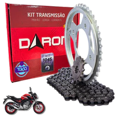 Kit Relação CB 250F Twister 2016 a 2023 Transmissão