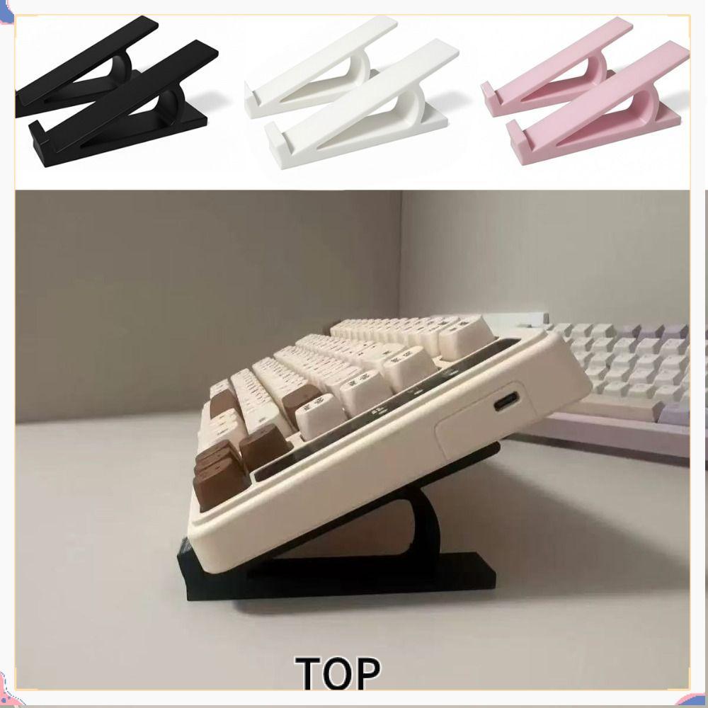 TOPABC 1 Par De Riser De Teclado De Computador , Suporte Elevado Portátil De Plástico De Monitor De Acessórios