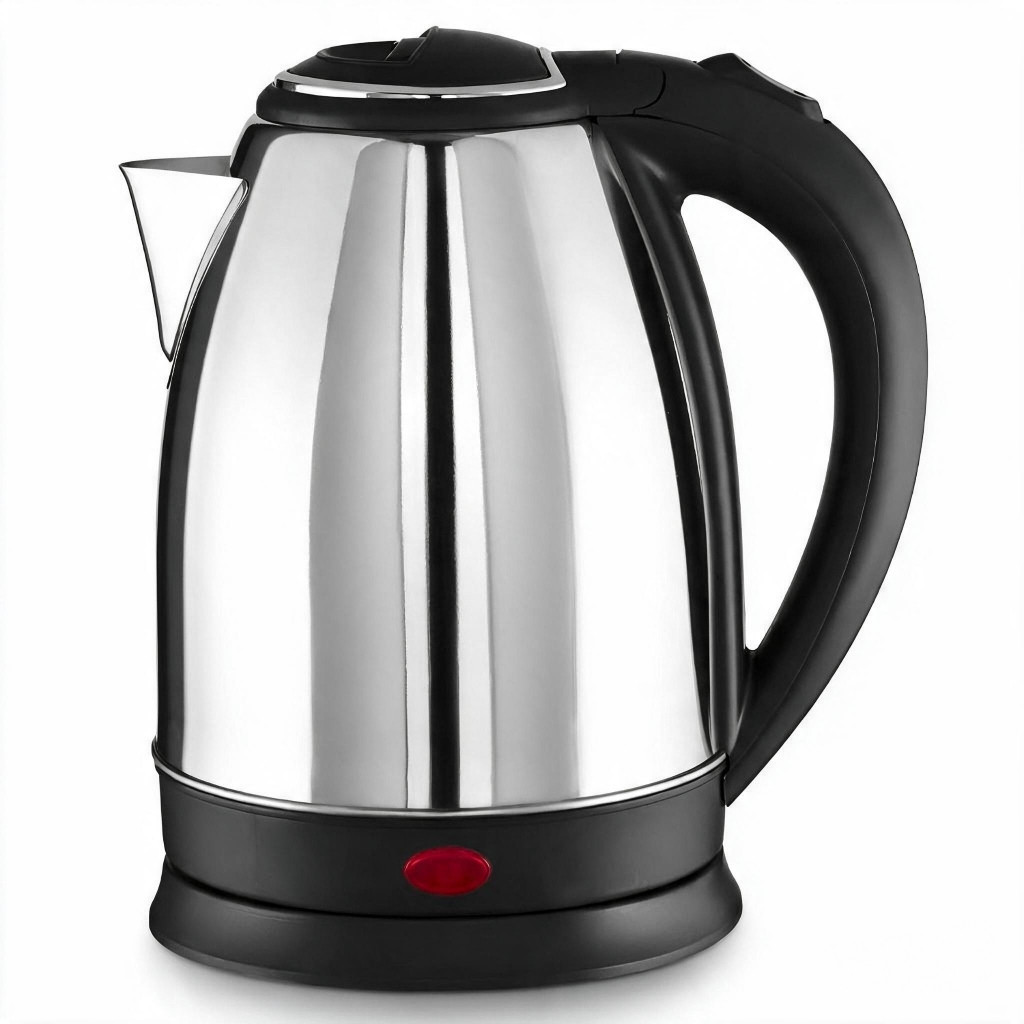 Chaleira Elétrica Inox 2 Litros Jarra Térmica Desligamento Automático Ferve Água Rápido Café Chá F3201