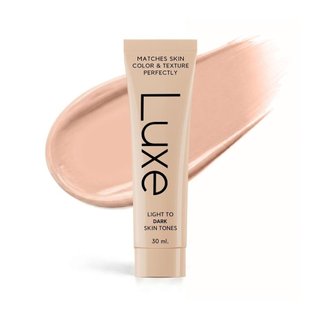 Base de Maquiagem Luxe Adaptive Tone Matching Foundation Cream com Cobertura e Fácil de Misturar, Adequada para 