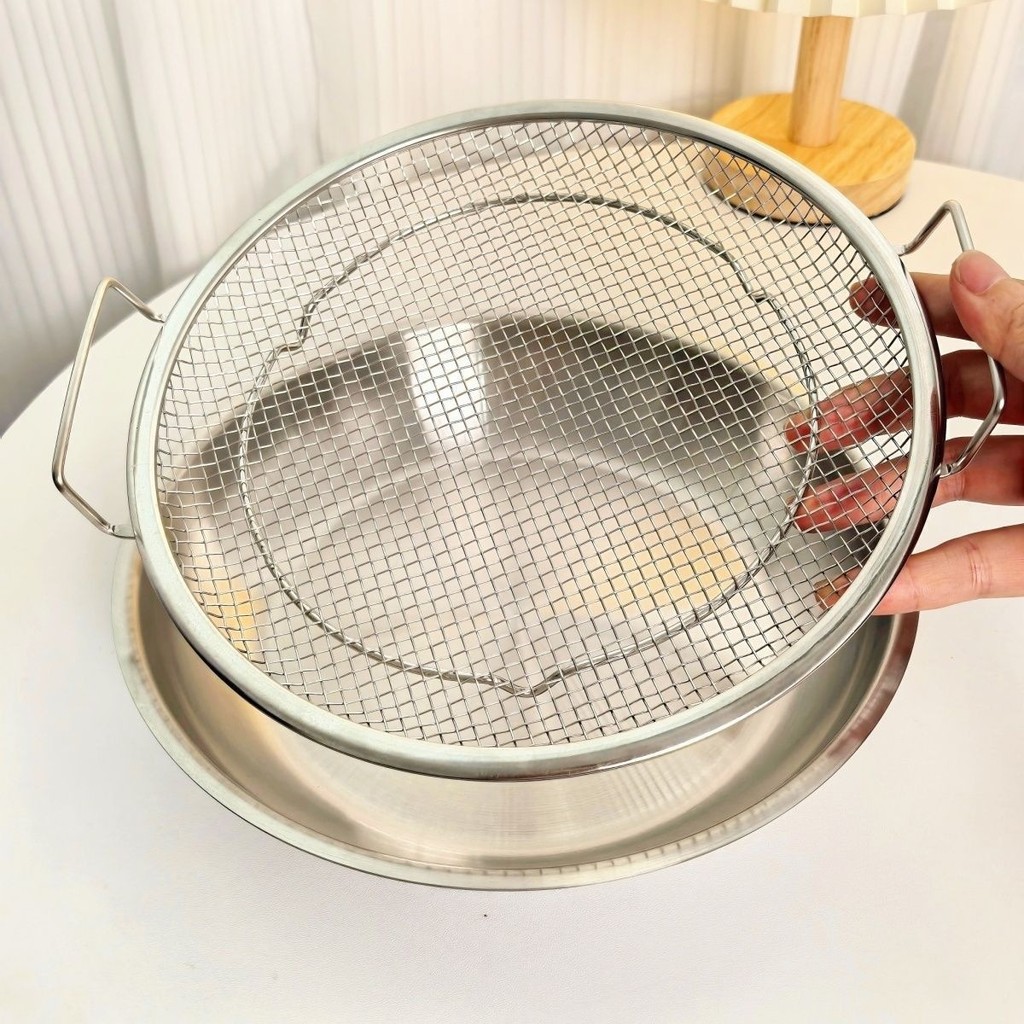Bandeja de filtro de óleo para cozinha em aço inoxidável 316, para controle e drenagem de óleo, para uso doméstico, adeq