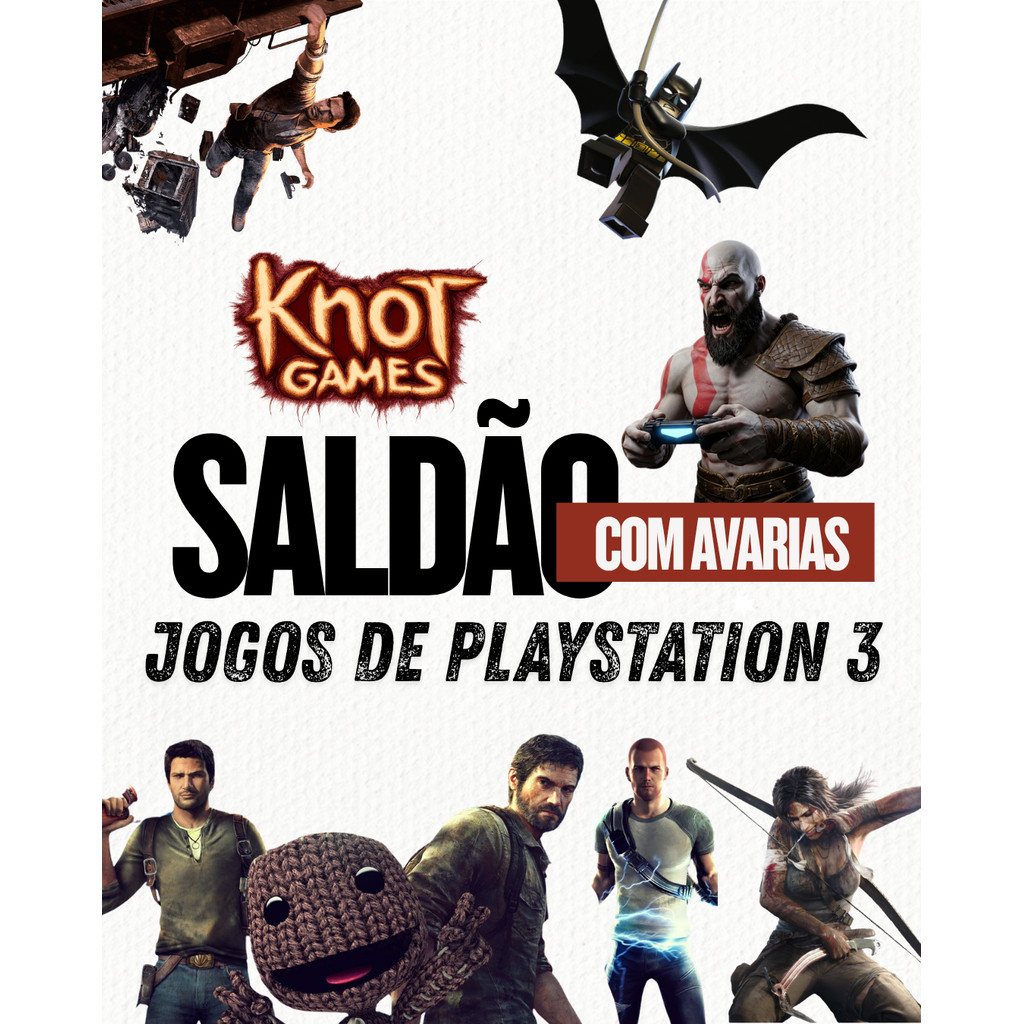 SALDÃO JOGOS DE PS3 (COM AVARIAS LEIA A DESCRIÇÃO) - PS3