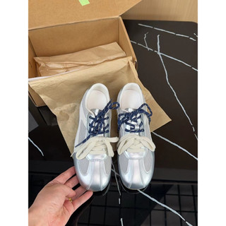 6cm aumentar a altura versão novo estilo prata sapatos de treinamento alemão sapatos femininos All-Match Forrest Gump sa