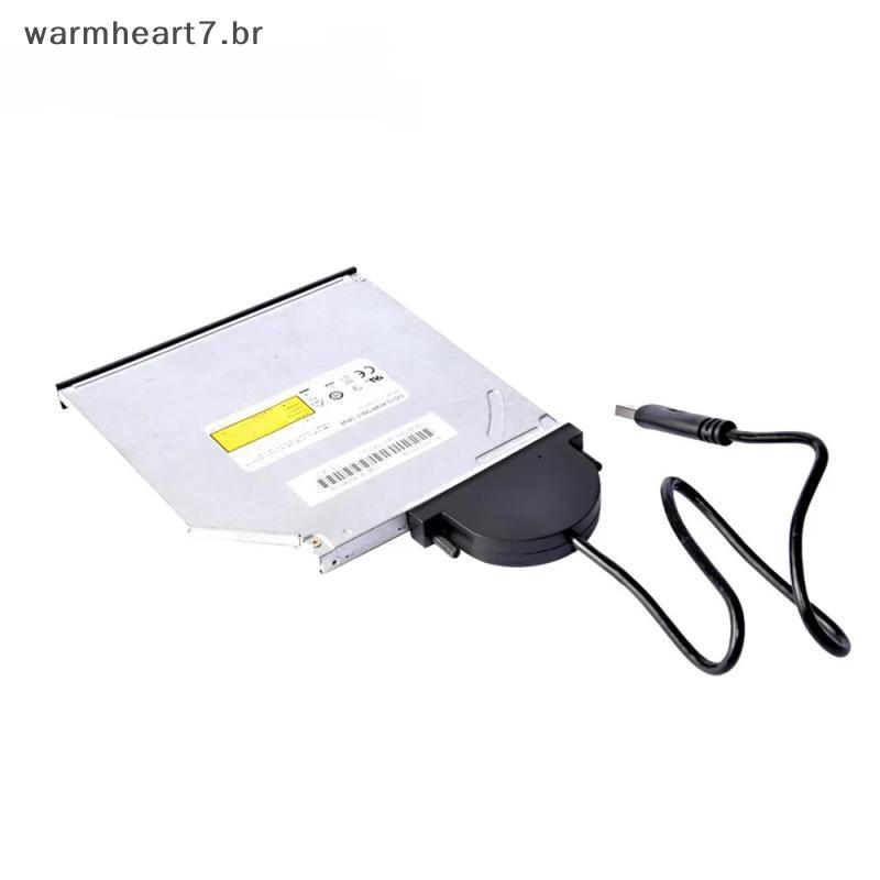 Quente Cabo USB 2.0 SATA , Adaptador De Driver Óptico , De Unidade CD/DVD-ROM Para PC , Laptop , Notebook BR