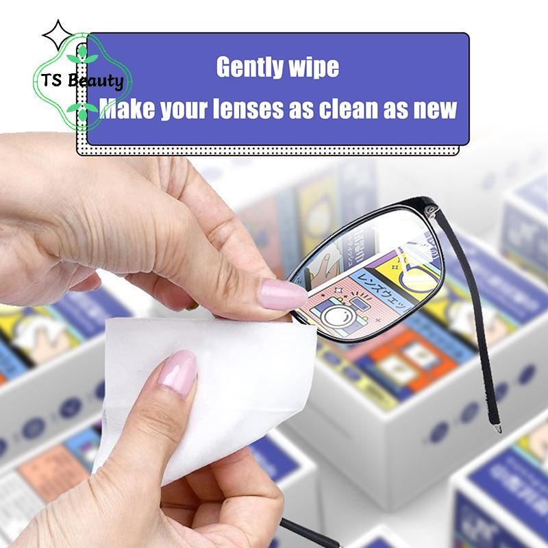 TS FASHION 100pcs Toalhetes De Limpeza De Lentes Joias De Metal Antiembaçantes Para Óculos Telas De Celular E Panos Desc