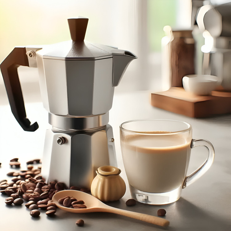 Cafeteira Italiana Moka Alumínio 3 6 9 Xícaras Café Expresso Fogão Resistente Decorada Reutilizável