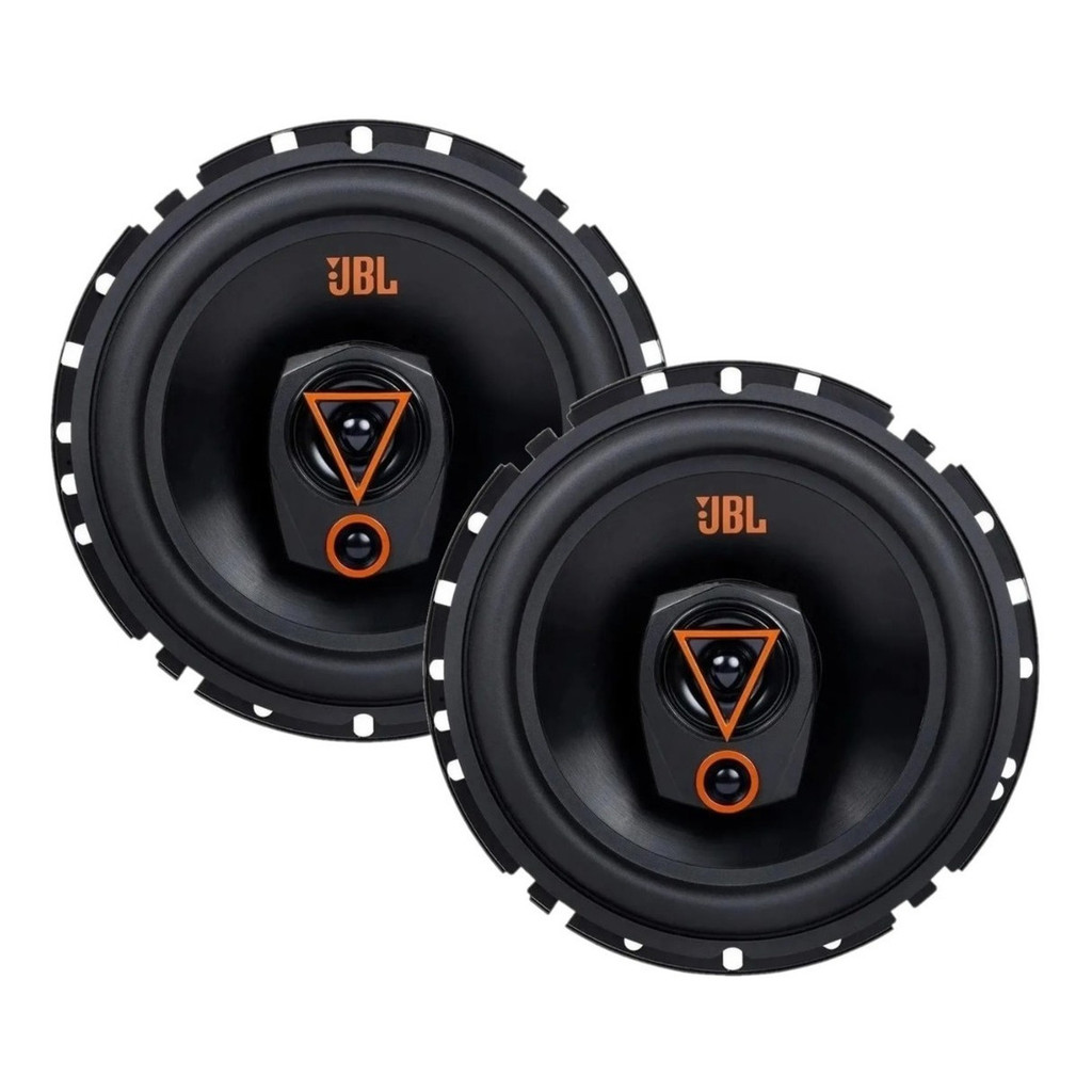 Par Alto Falante Jbl Multisystem 6trms80 Triaxial 6 Pol 160w Cor Preto