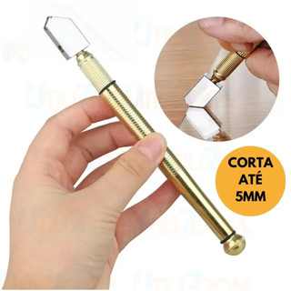 Caneta Cortador De Vidro Espelho Profissional Com Reservatório Riscador De Precisão Ferramenta Para Vidraceiro
