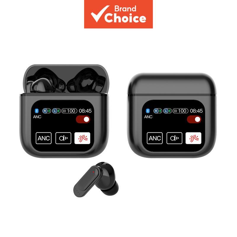 2 peças SE60 fone de ouvido Bluetooth 5.3 estéreo intra-auricular com cancelamento de ruído, tela inteligente, sem fio