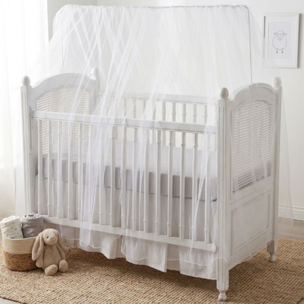 Mosquiteiro De Tule Para Berço Americano Mini Berço E Carrinho De Bebê Leve Respirável Proteção Contra Insetos Enxoval