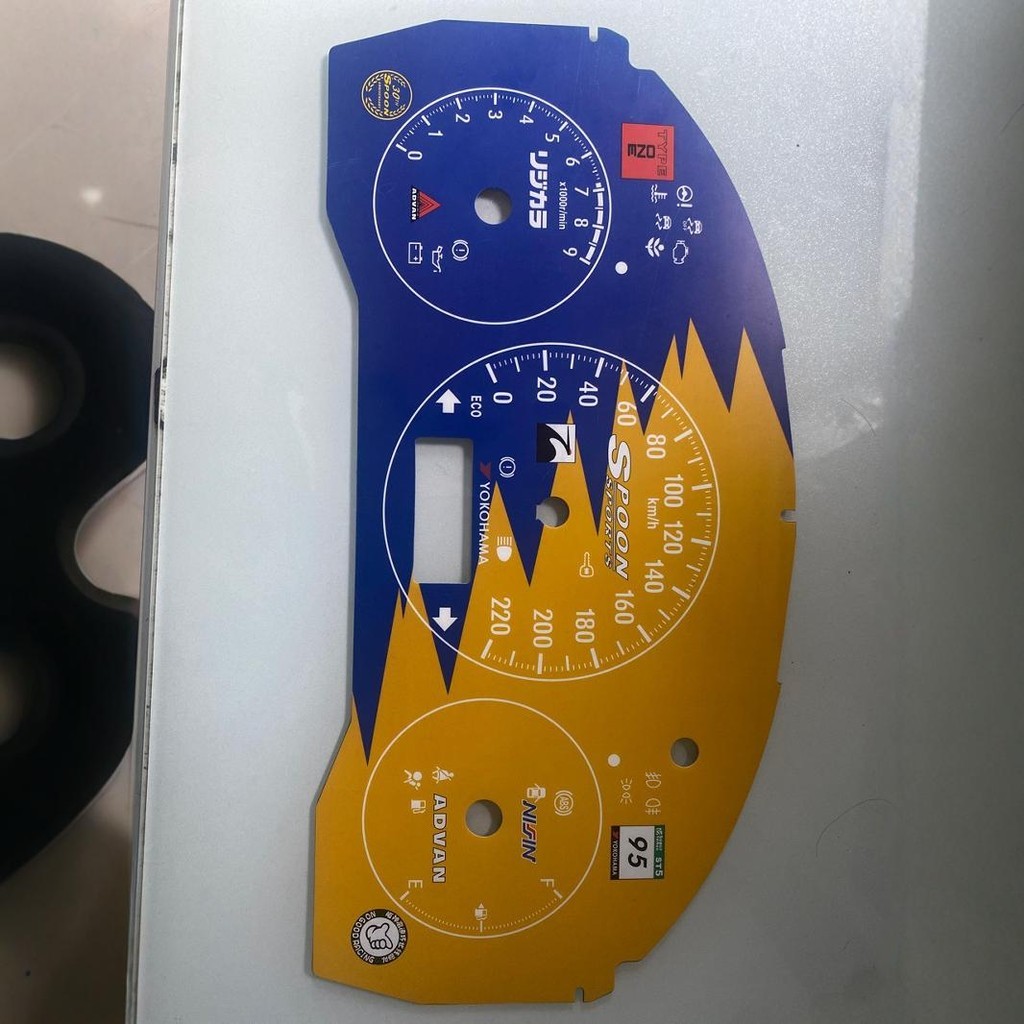Os adesivos de instrumentos de carro de produção do fabricante podem ser feitos de acordo com os requisitos do cliente P