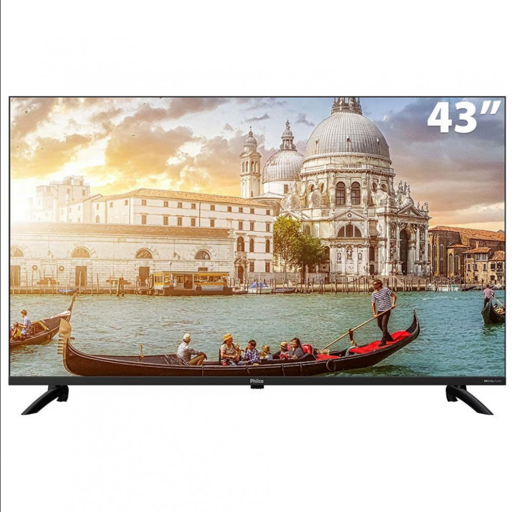 Smart TV LED 43 Pol Full HD Android TV Dolby Áudio HDR Chromecast Built In Processador Qu…
