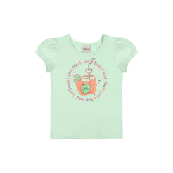 Blusa Infantil Menina Estampa Fresh Elian Verde