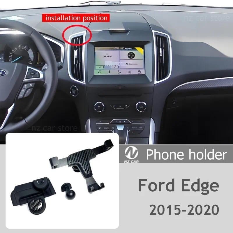Suporte Do Telefone Para Ford Edge 2015-2020 Ventilação De Ar Móvel Acessórios Interiores Peças De Automóvel Decoração C