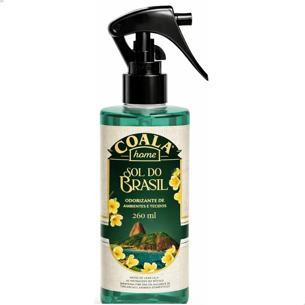 Odorizante de Ambientes e Tecidos Sol do Brasil 260ml Coala