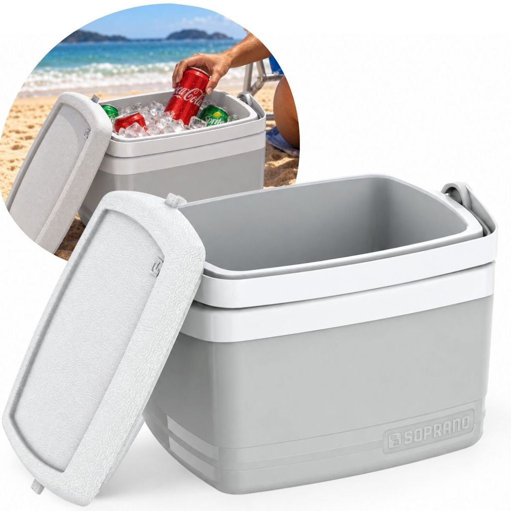 Caixa Térmica Cooler Soprano 5 Litros Tropical Até 6 Latas