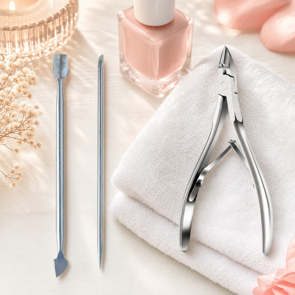 kit alicate de unha profissional kit manicure, usar esmalte, esmaltes, amolecedor de cuticula 3 pçs