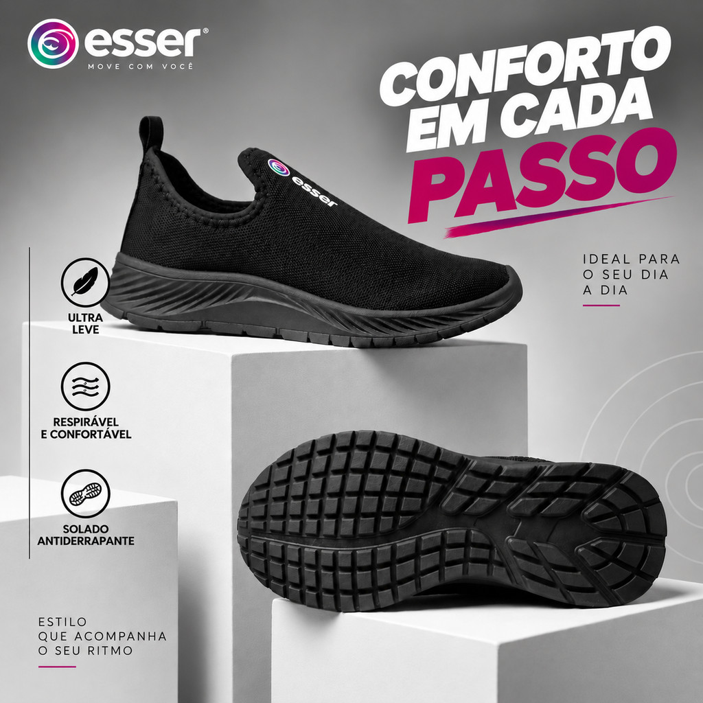 Tênis Meia Esportivo Feminino Leve Academia Caminhada Casual