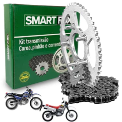Kit Relação Xlr 125 1997 A 2002 Aço 1045 Transmissão
