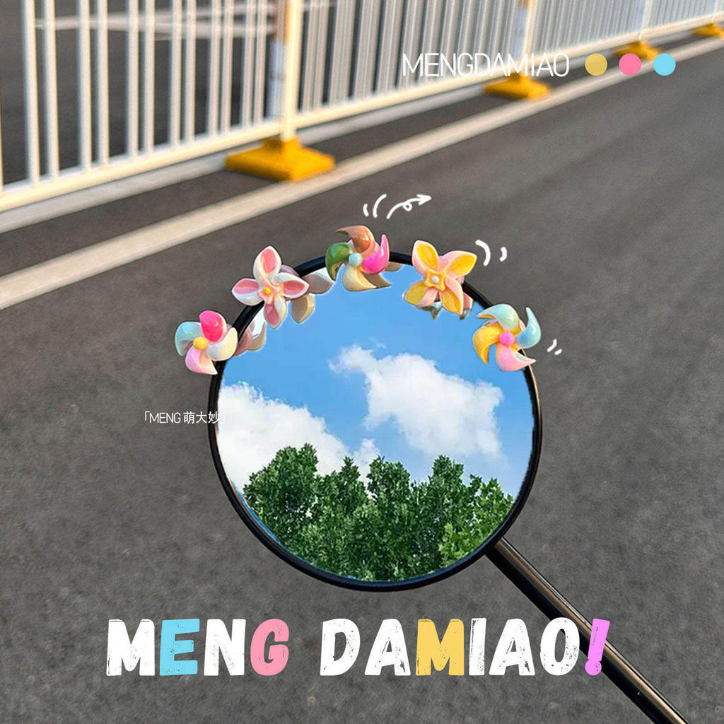 Veículo elétrico Mini moinho de vento decoração motocicleta bicicleta cura acessórios do carro ornamentos pequenos acess