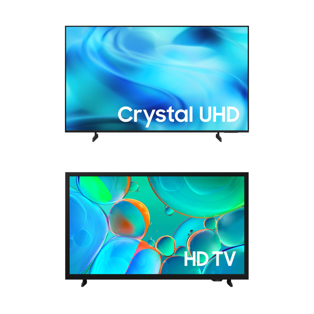Samsung Smart TV 50" Crystal UHD 4K U8000H 2026 + Samsung Smart TV 32" HD H5000F