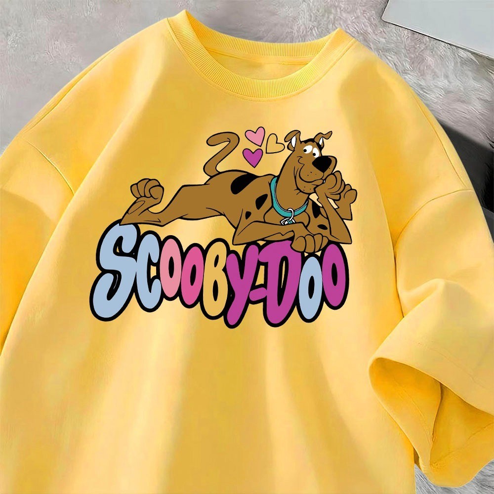Camiseta Unissex 100% Algodão Camisa Feminina Desenho Scooby Doo Camiseta Algodao Premium 30.1 Plus Size Blogueira