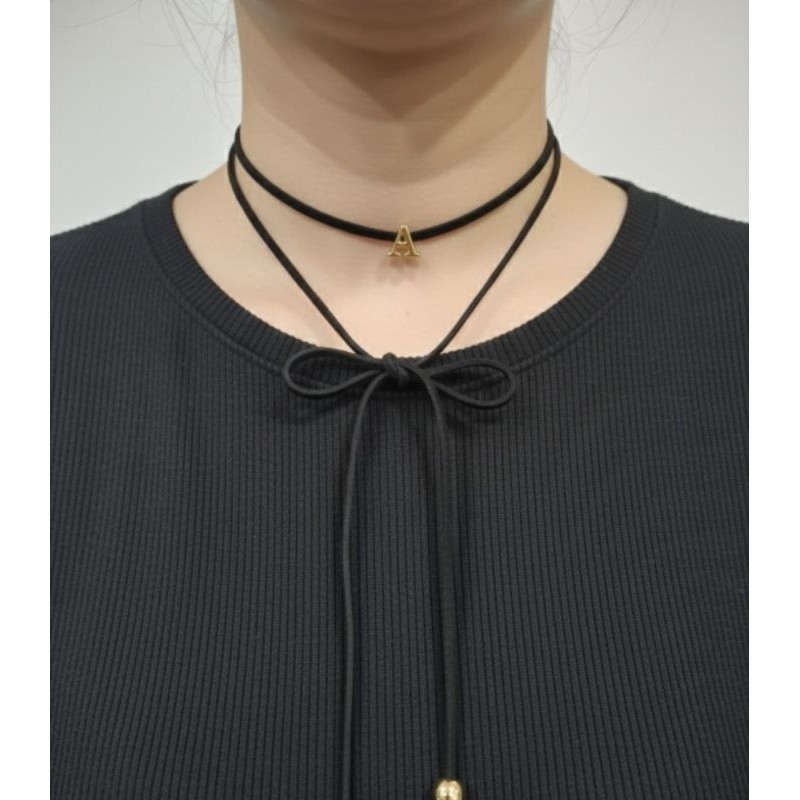 colar courinho feminino chocker de amarrar colarzinho de camurça colar country feminino colar personalizado com inicial