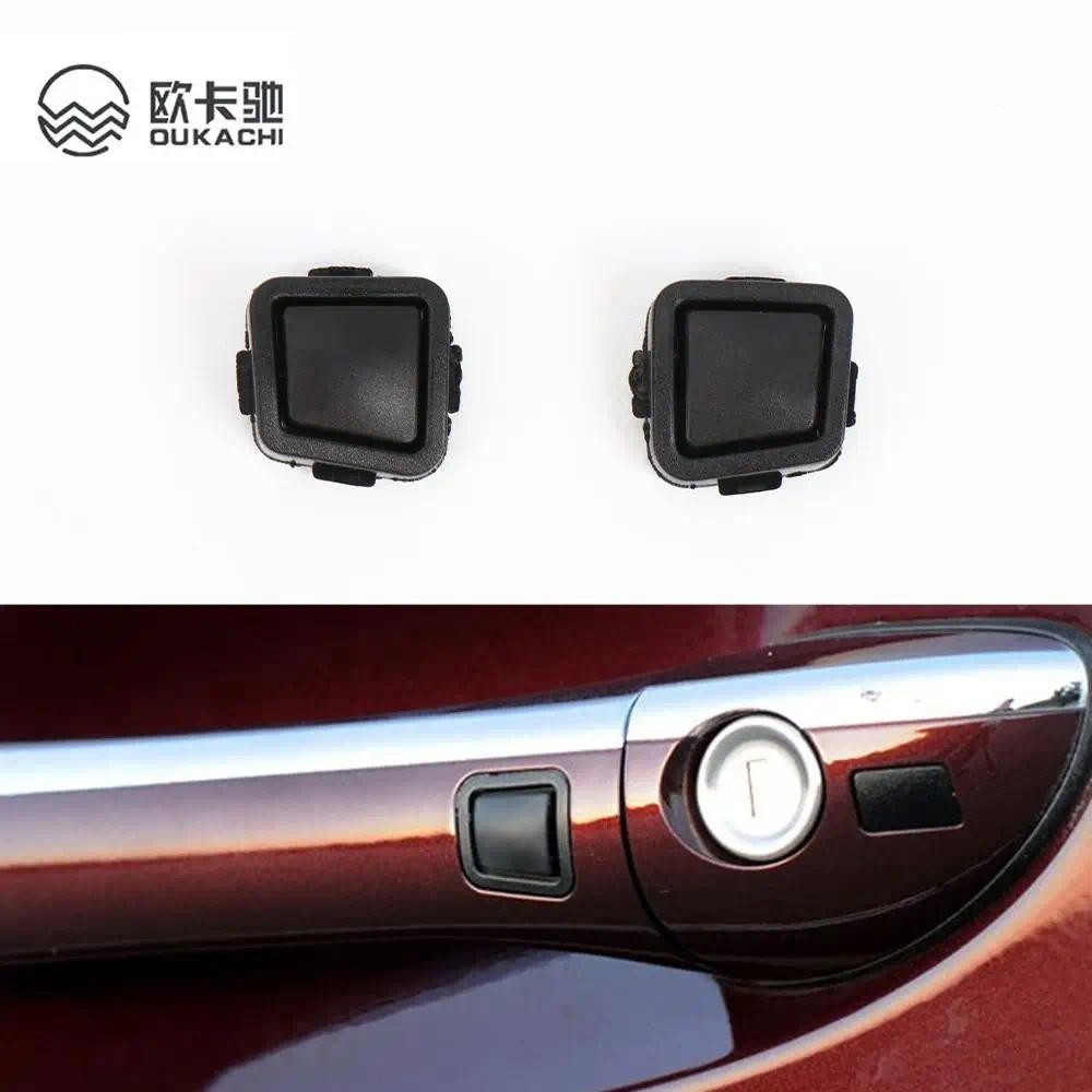 Maçaneta Da Porta Externa , Botão Do Sensor , Capa De Borracha , Entrada Sem Chave Para Mercedes Benz W211 W209 W219 E C