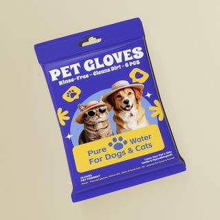 Luvas descartáveis para limpeza de animais de estimação, toalhetes para gatos, banho de cachorro, limpeza a seco, luvas 