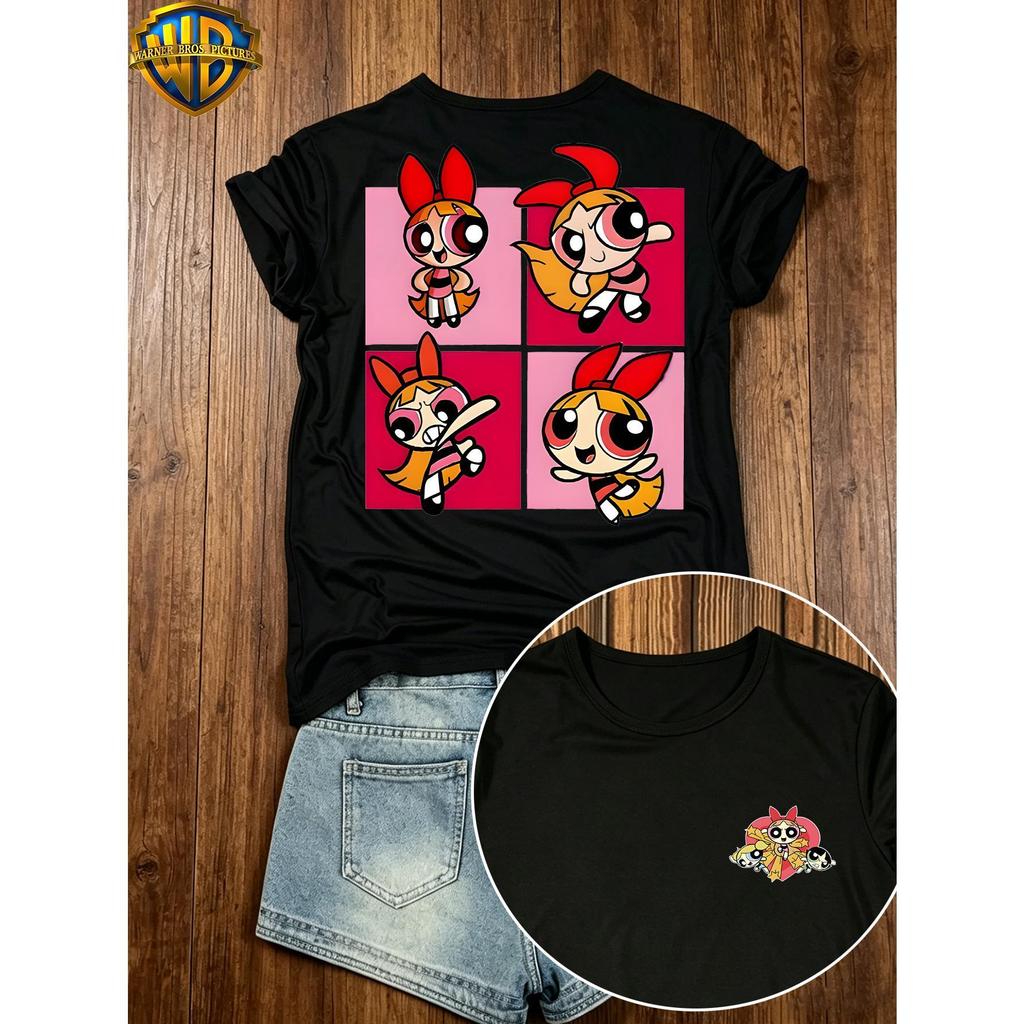 Camiseta T-shirt Feminina Poderosas Quadrinhos Lindinha 100% Algodão Premium Tendência Confortável