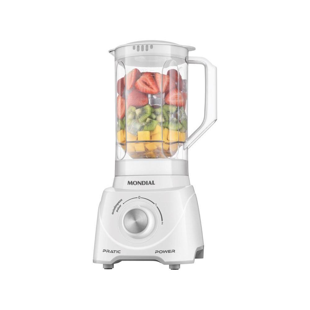 Imagem Liquidificador Mondial Pratic Power L-97-W 2 Velocidades + Pulsar 550W Branco