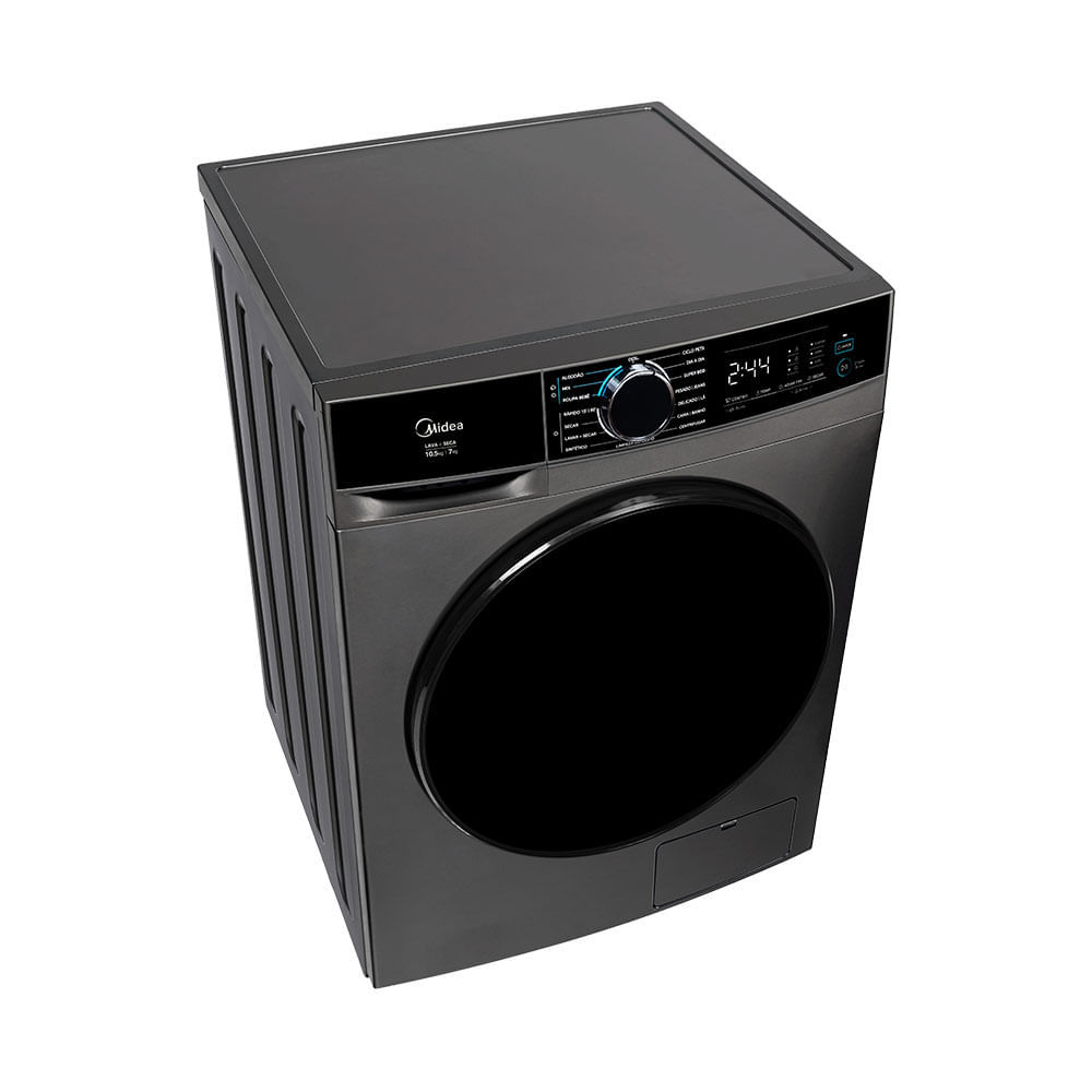 Lava e Seca 10,5kg Titanium Inverter Ciclo Pet Midea · foto 2