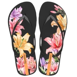 CHINELO DE DEDO IPANEMA FEMININO OASIS 26571 - PRETO / LARANJA