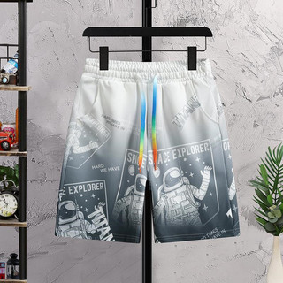 Shorts de seda gelo masculino verão fino solto de secagem rápida esportes calças de cinco pontos masculino tamanho grand